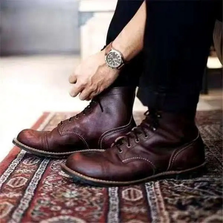 Bottes De À Lacets Pour Hommes | Confortables