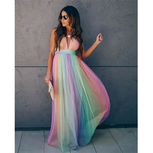 Abito Estivo Fluido Ed Elegante Per Donne | Maxi