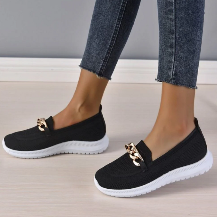 Chaussures À Enfiler En Tricot Pour Femmes | Confortable