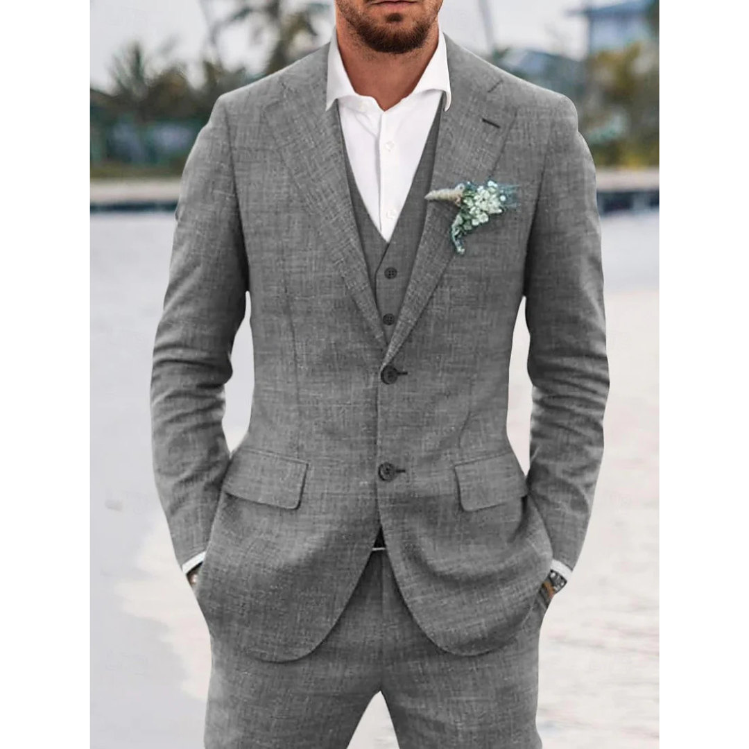 Costume D'invité De Mariage Stylisé Pour Homme | Coupe Ajustée