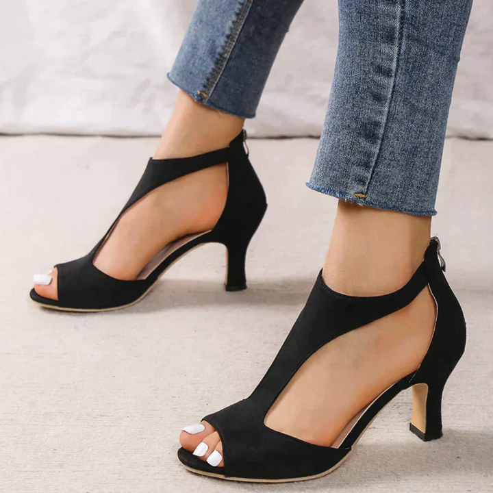 Talons Aiguilles Élégants Pour Femmes | Bout Ouvert