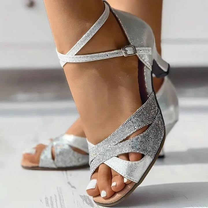 Sandales À Talons À Boucle De Cheville Pour Femmes | À Lanières