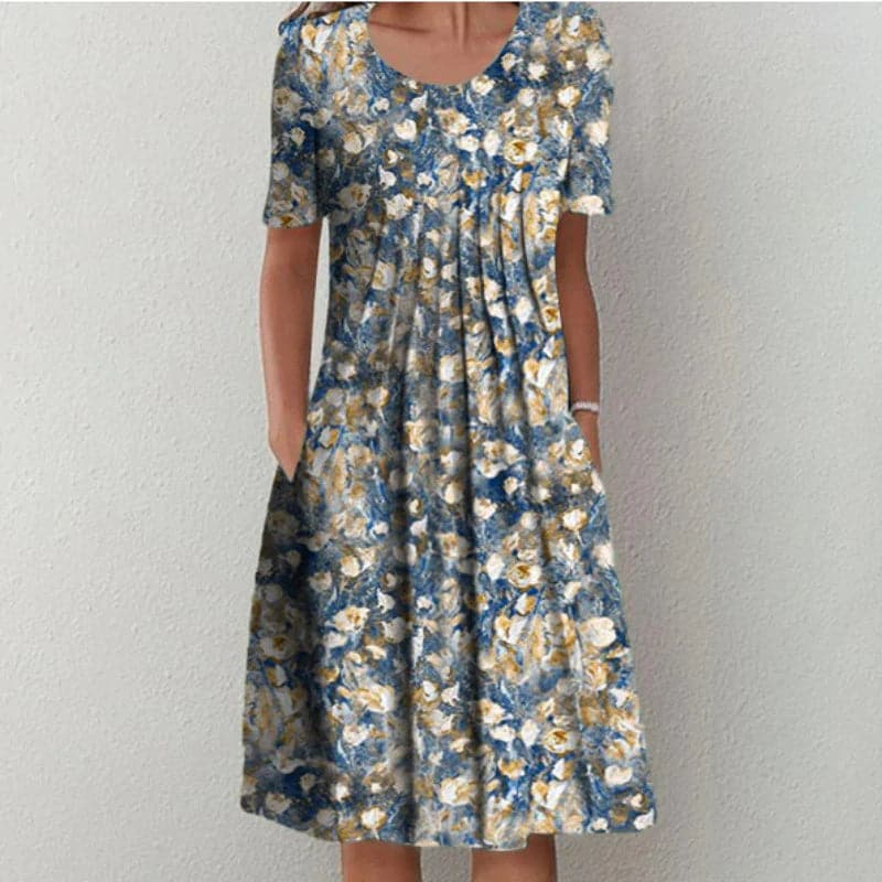 Karen | Vestito Plissé Per Donna | Midi
