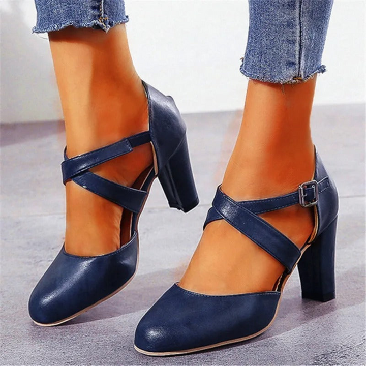 Sandales À Talons À Lanières Croisées Pour Femmes | Formelles
