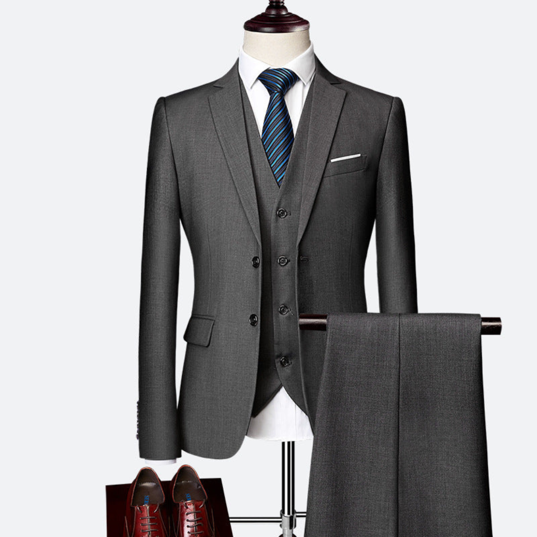 Costume D'invité De Mariage Trois Pièces Pour Homme | Classique