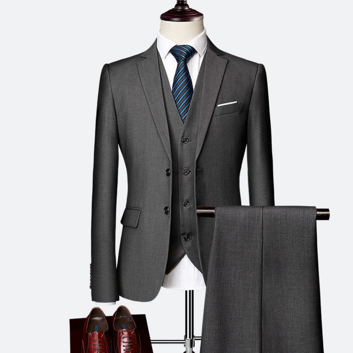 Costume D'invité De Mariage Trois Pièces Pour Homme | Classique