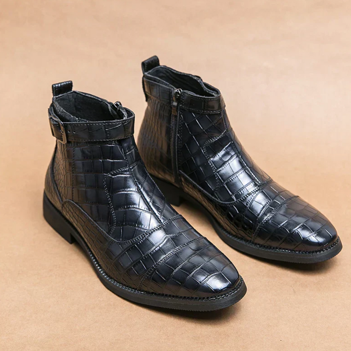 Bottines Élégantes Pour Hommes | Fermeture À Glissière