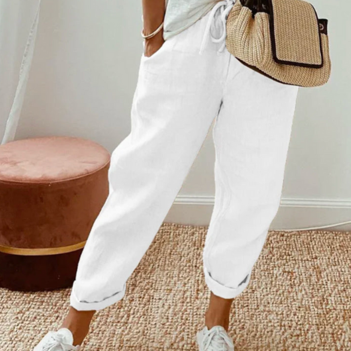 Casual Short Pants with Pom-Poms for Women | Wide Leg