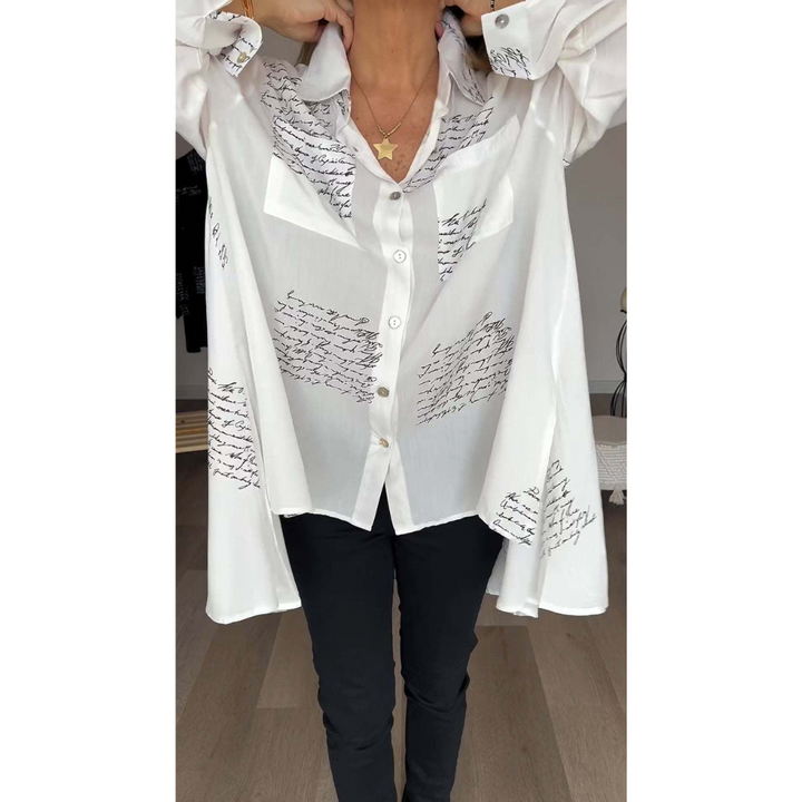 Chemise Boutonnée Moderne Pour Femmes | Manches Longues