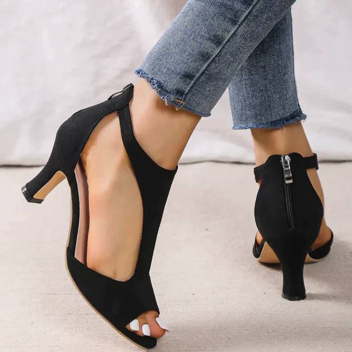 Talons Aiguilles Élégants Pour Femmes | Bout Ouvert