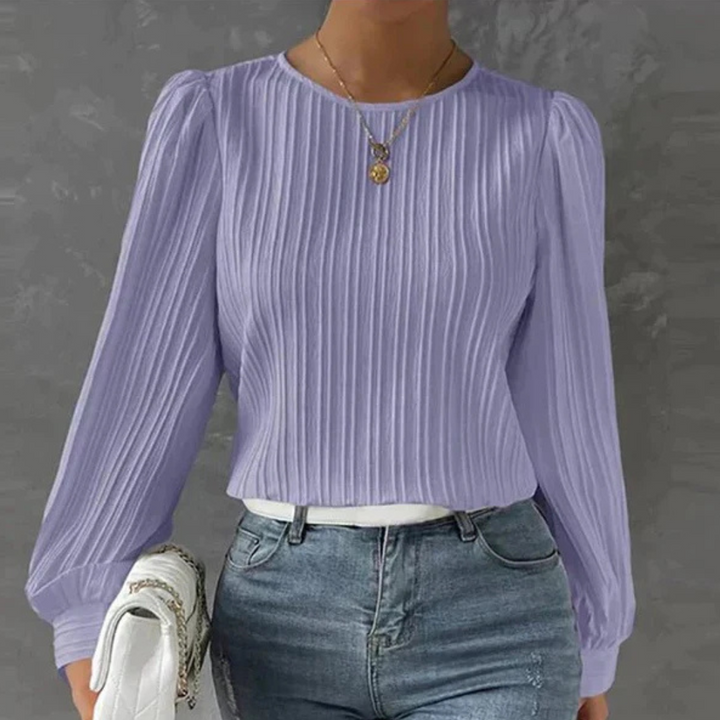 Top Pleated Long Sleeves For Women | Elegant