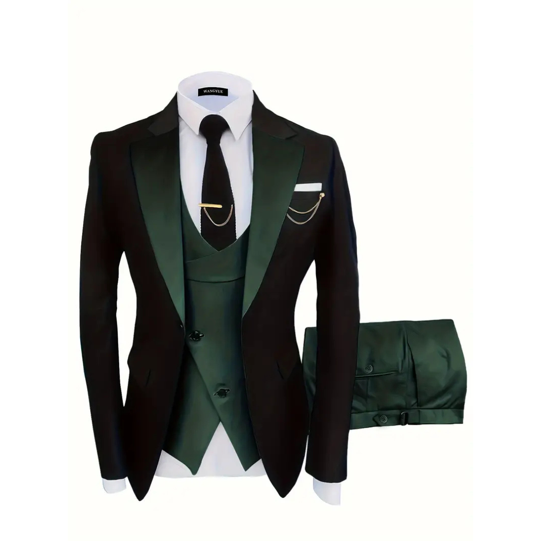 Costume D'invité De Mariage Élégant Pour Homme | Trois Pièces