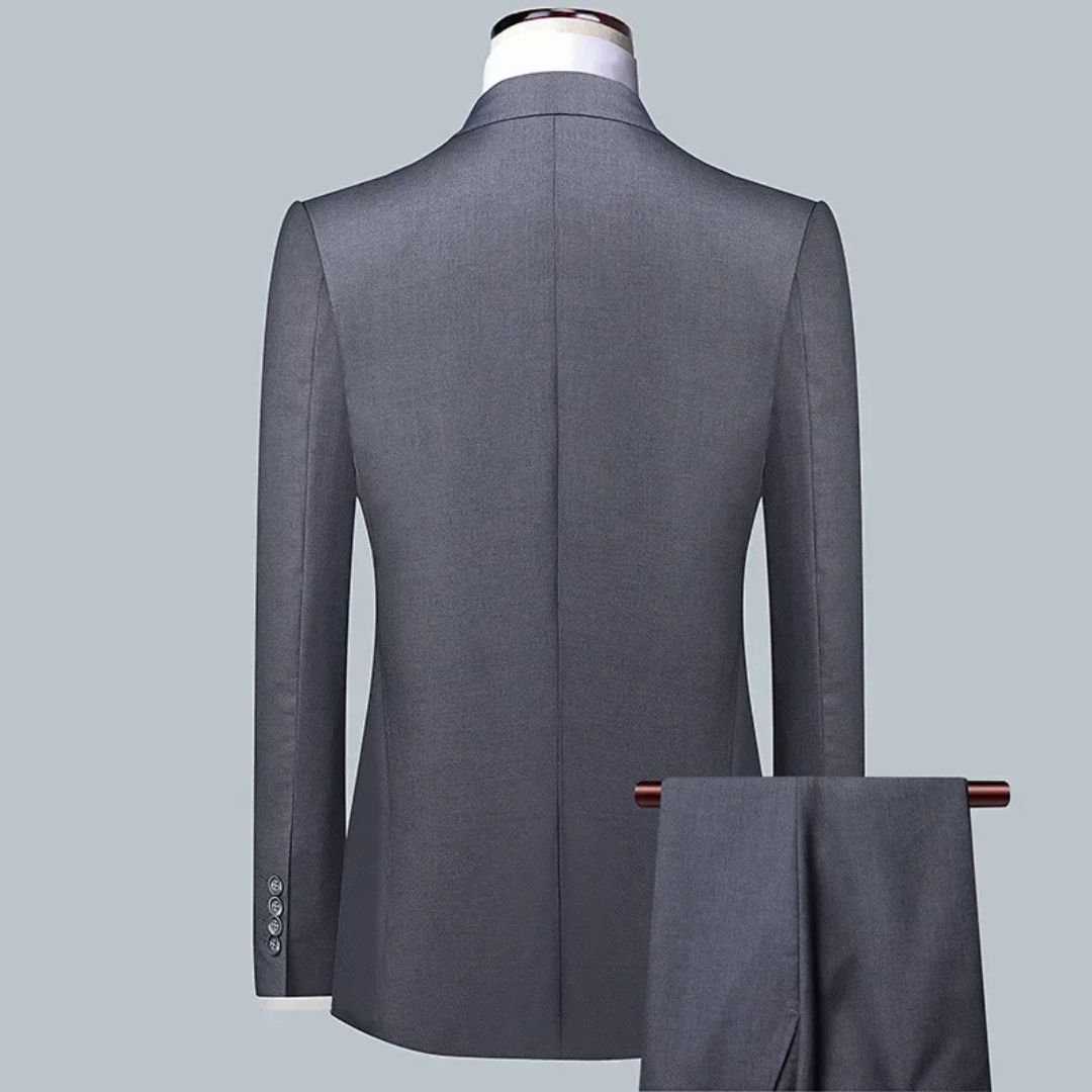 Costume D'invité De Mariage Trois Pièces Pour Hommes | Coupe Ajustée
