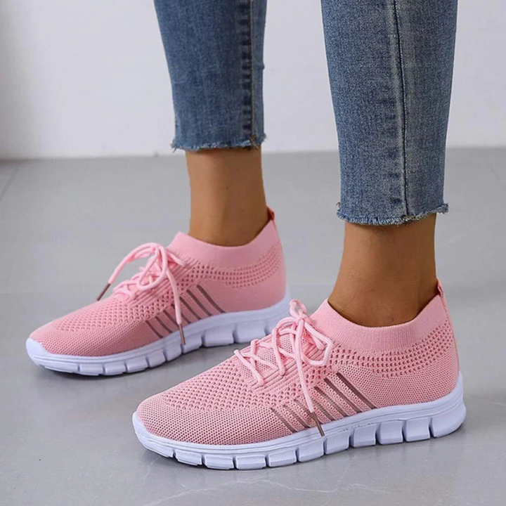 Baskets Respirantes Et Élégantes Pour Femmes | À Lacets