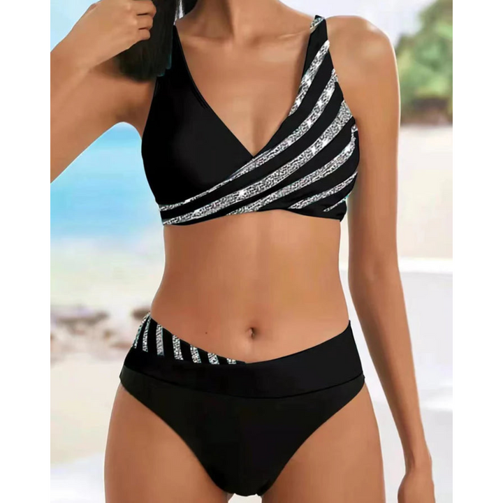 Dwuczęściowy strój kąpielowy plażowy dla kobiet | Bikini