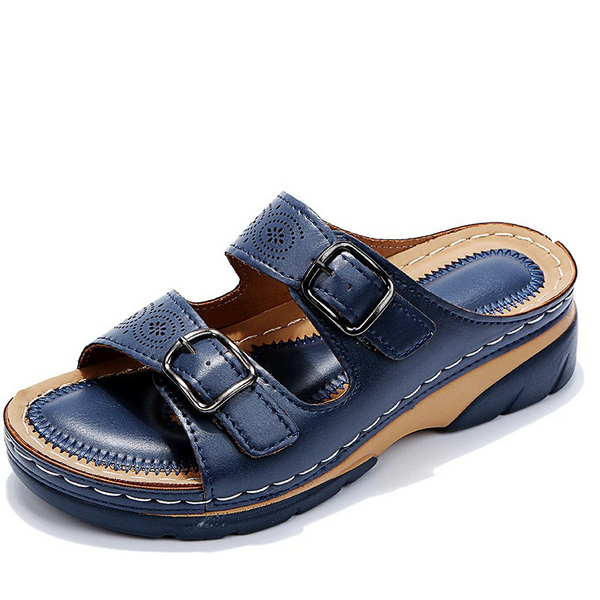Sandalen mit Keilsohle für Frauen | Slip-on