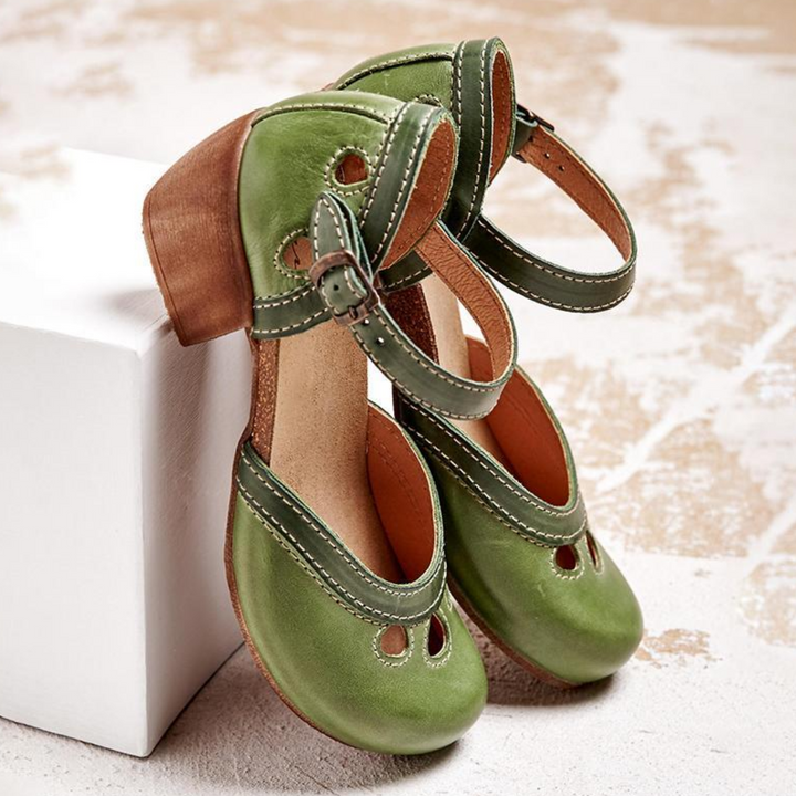 Chaussures À Talons Découpés À Lanières Réglables Pour Femmes | Confortable