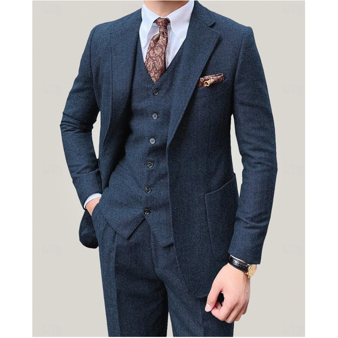 Costume D'invité De Mariage Sur Mesure Pour Homme  | Trois Pièces
