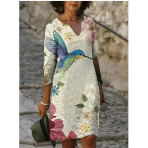 Robe Élégante Imprimée Pour Femme | Mini