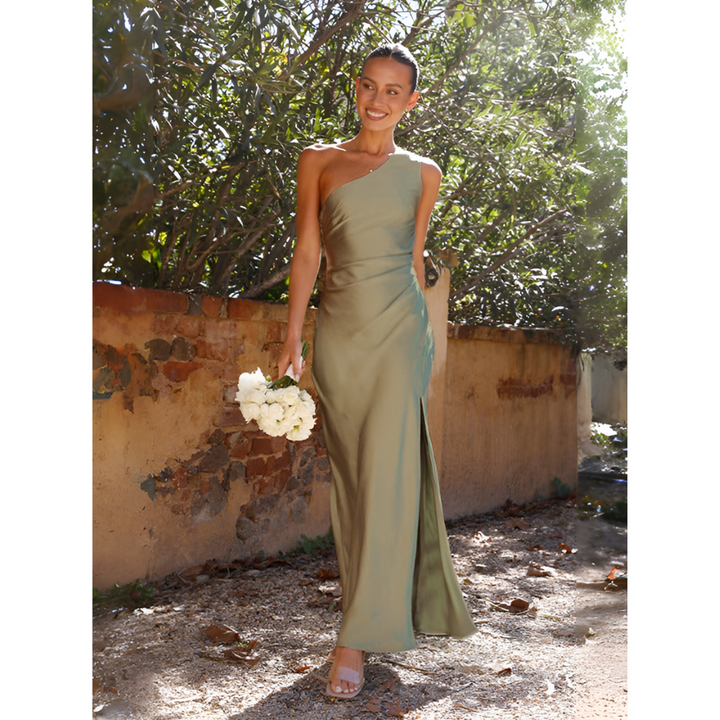 Robe D'Invite de Marriage Asymétrique Pour Femme | Maxi