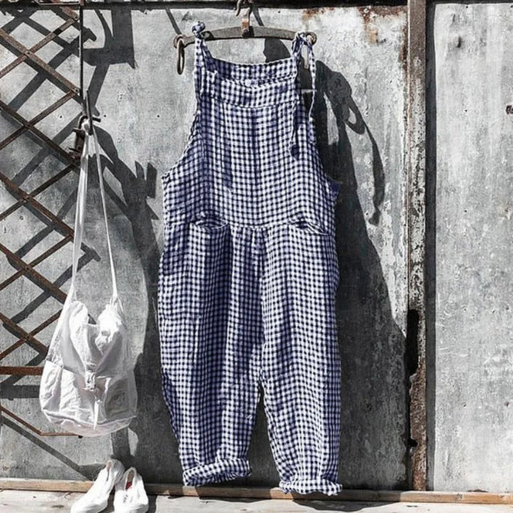 Combinaison Sans Manches À Coupe Décontractée Pour Femmes | Striped