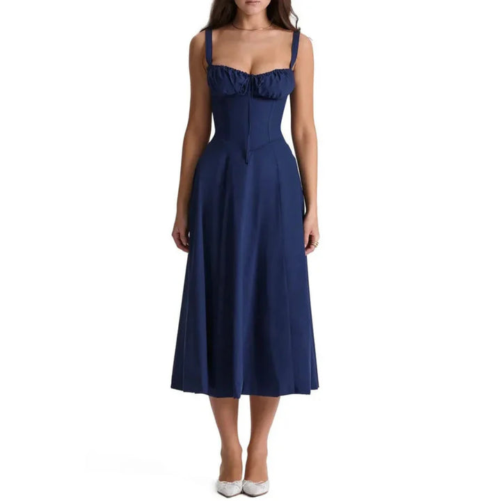 Femmes Robe Élégante Sans Manches | Midi