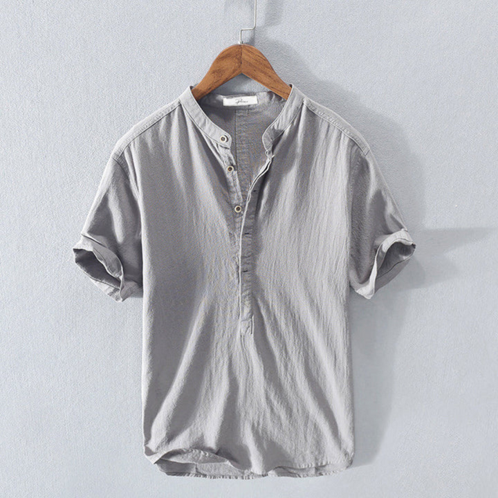 Chemise Henley Décontractée D'été Pour Hommes | Bohème