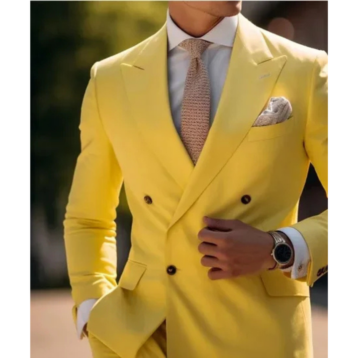 Homme Invité De Mariage Costume Croisé | Coupe Ajustée