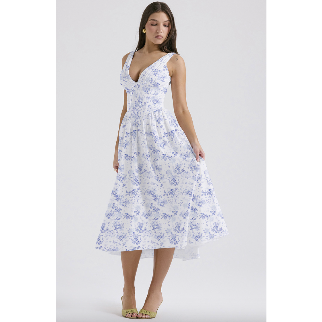 Corset Robe D'invité De Mariage D'été | Maxi