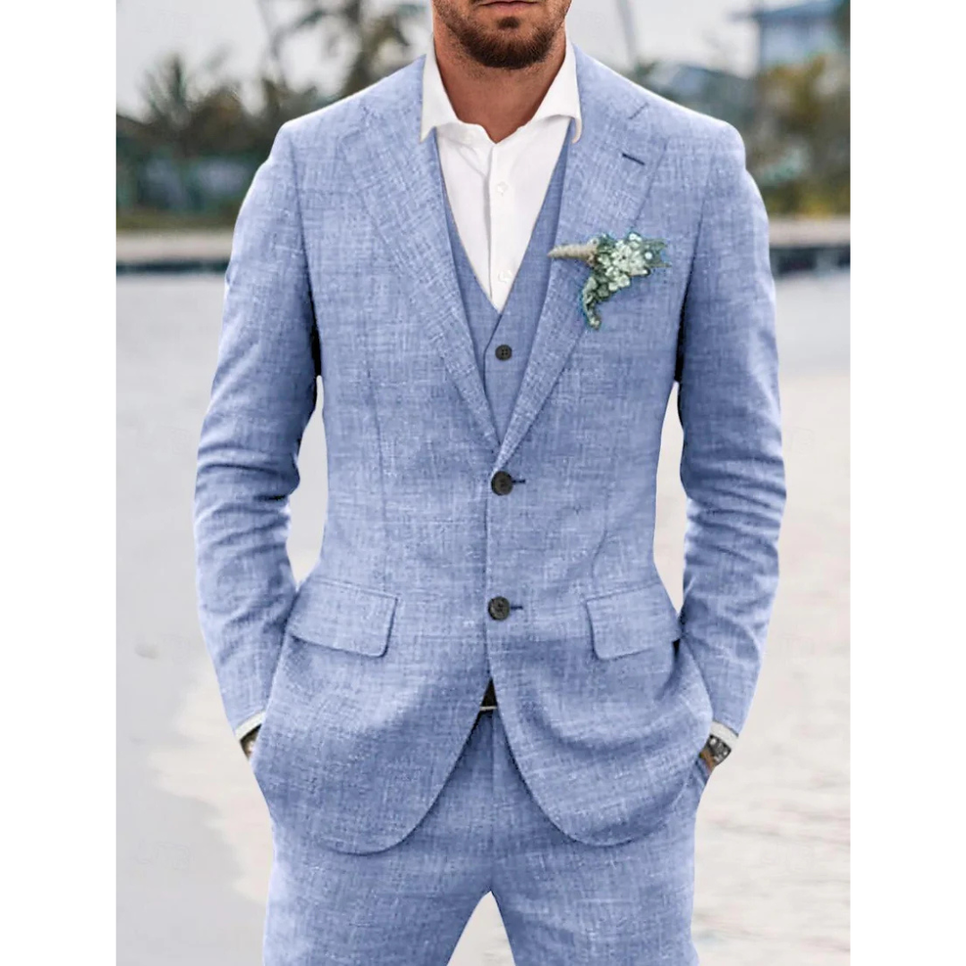 Costume D'invité De Mariage Stylisé Pour Homme | Coupe Ajustée