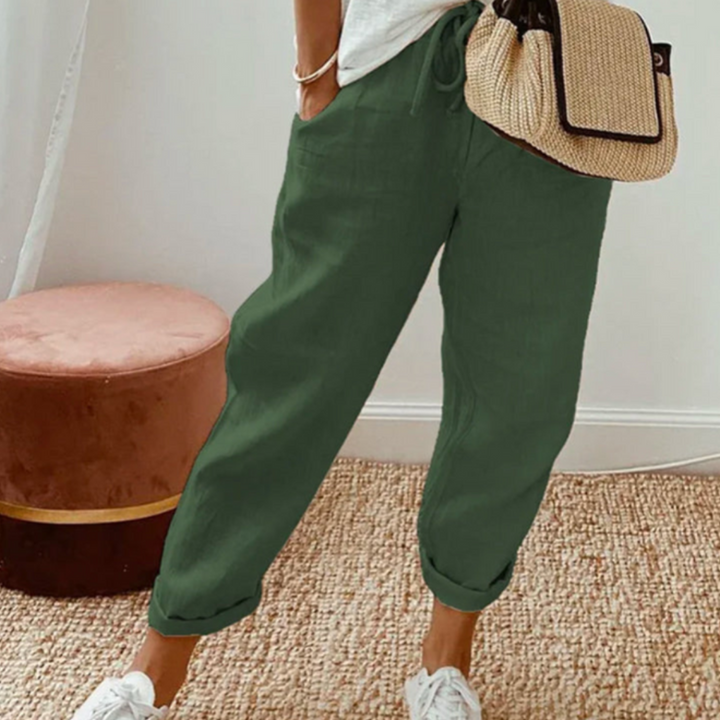 Casual Short Pants with Pom-Poms for Women | Wide Leg