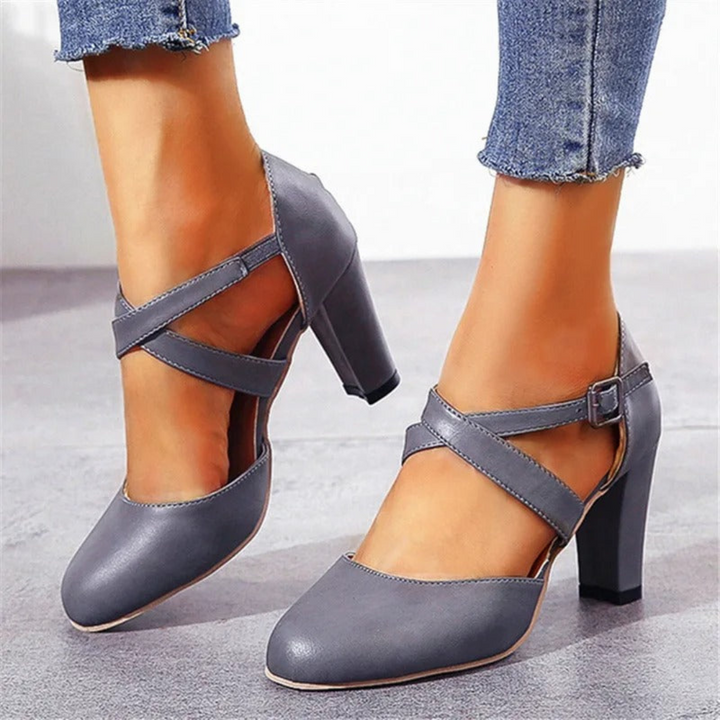 Sandales À Talons À Lanières Croisées Pour Femmes | Formelles