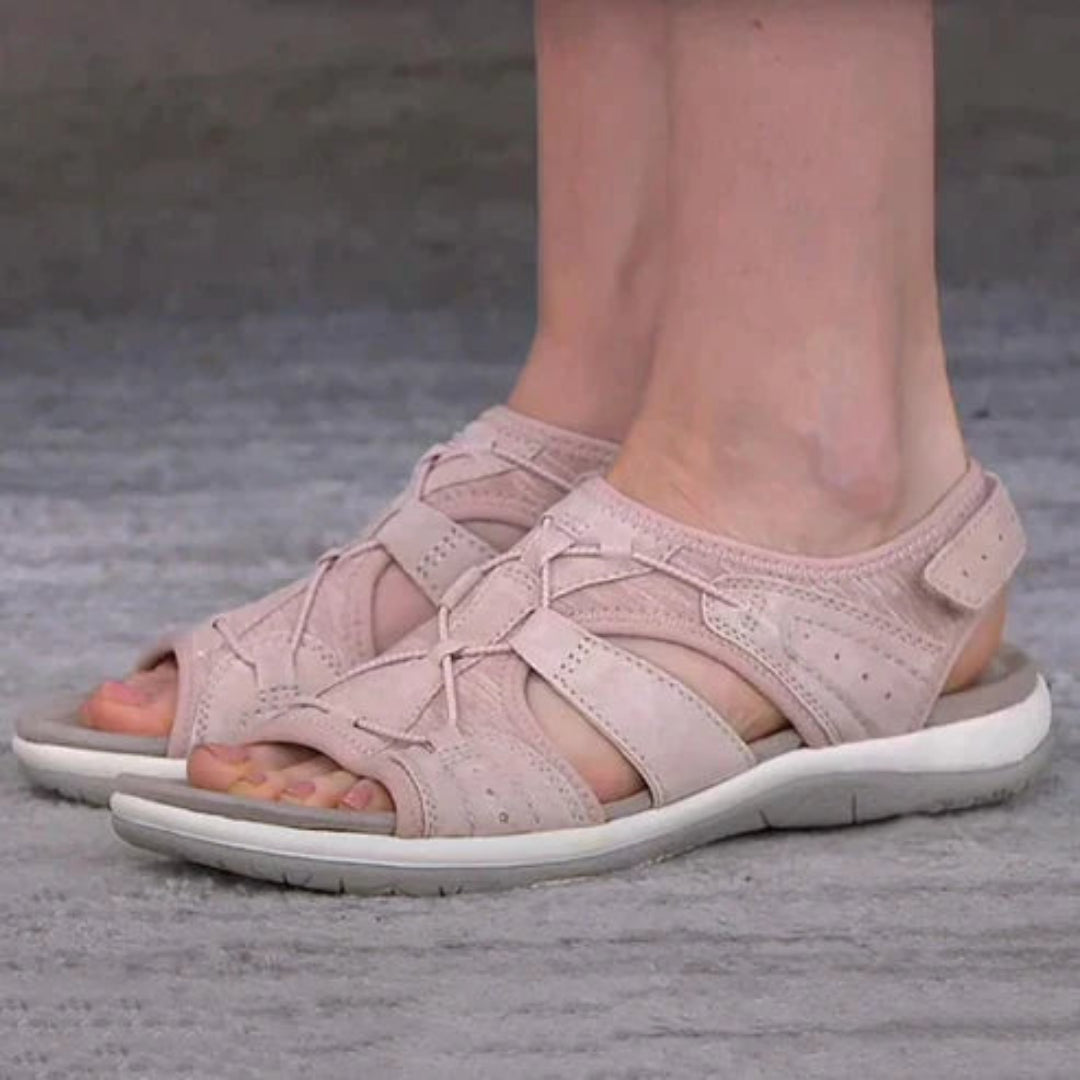 Lässige Sandalen für Frauen mit offener Spitze | Komfortabel