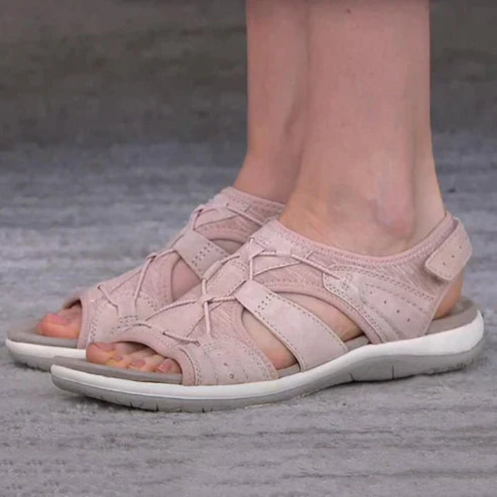 Lässige Sandalen für Frauen mit offener Spitze | Komfortabel