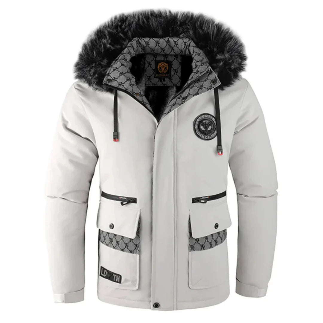 Hommes Veste D'hiver Épaisse | À Capuche