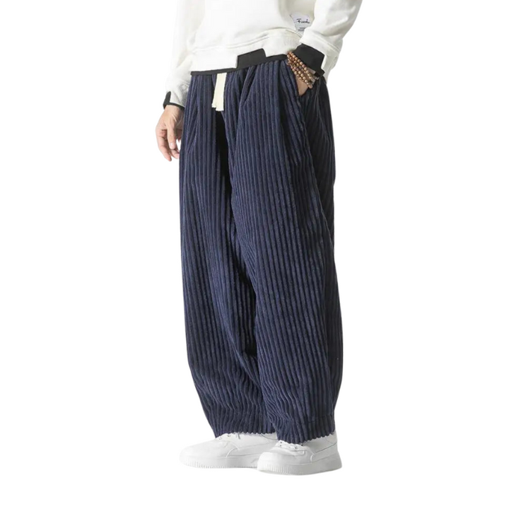 Jethrotal | Pantalon Confortable En Velours Côtelé Pour Hommes | Coupe Ample