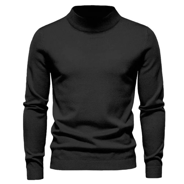 Herren Langarm Warm Winter Pullover | Rollkragen