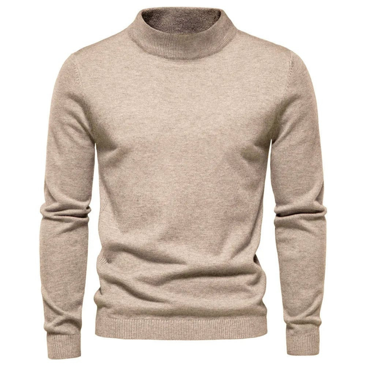 Herren Langarm Warm Winter Pullover | Rollkragen