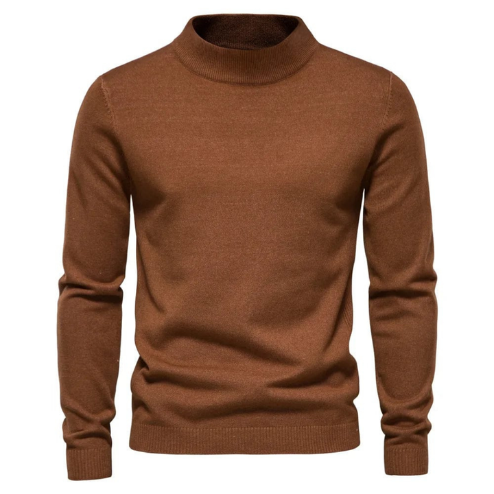 Herren Langarm Warm Winter Pullover | Rollkragen