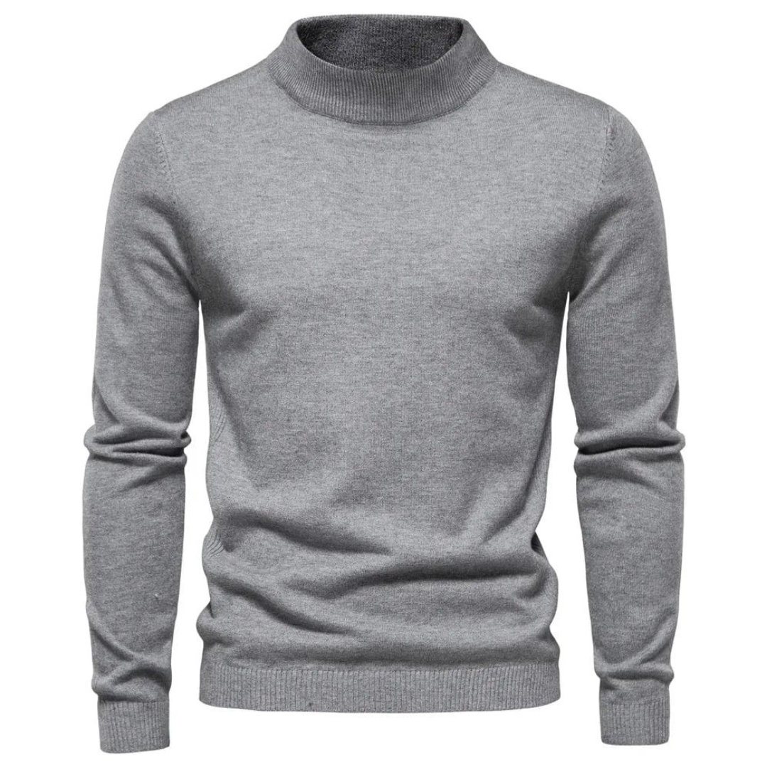 Herren Langarm Warm Winter Pullover | Rollkragen