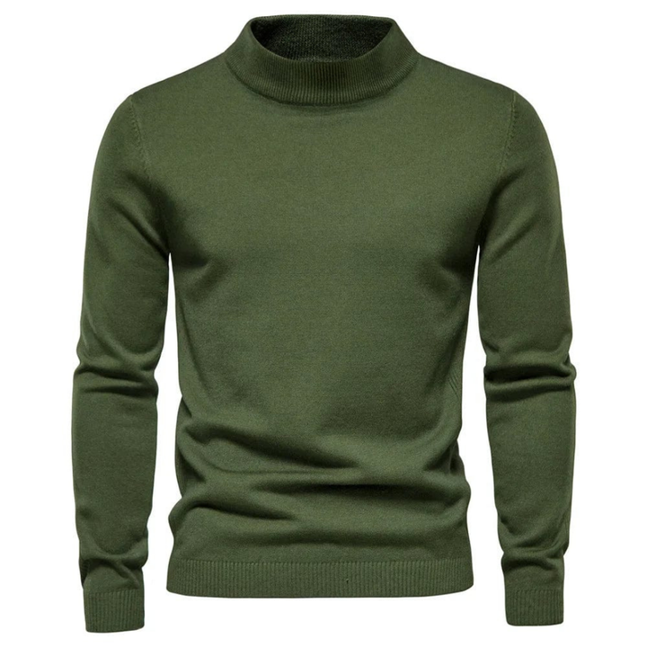 Herren Langarm Warm Winter Pullover | Rollkragen