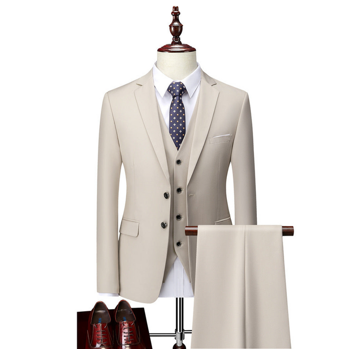 Costume D'invité De Mariage Trois Pièces Pour Homme | Classique