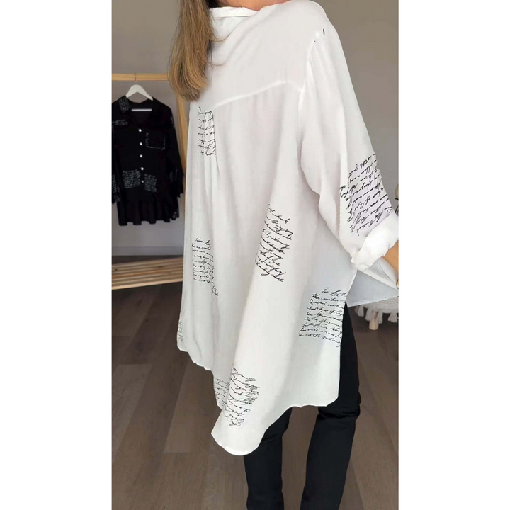 Chemise Boutonnée Moderne Pour Femmes | Manches Longues