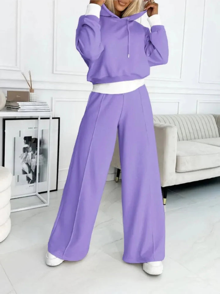 Ensemble De Vêtements De Détente Chauds Et Confortables Pour Femmes | Deux Pièces