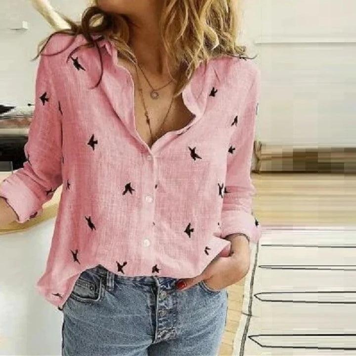 Long Sleeve Women's Button-Down Shirt | Casual