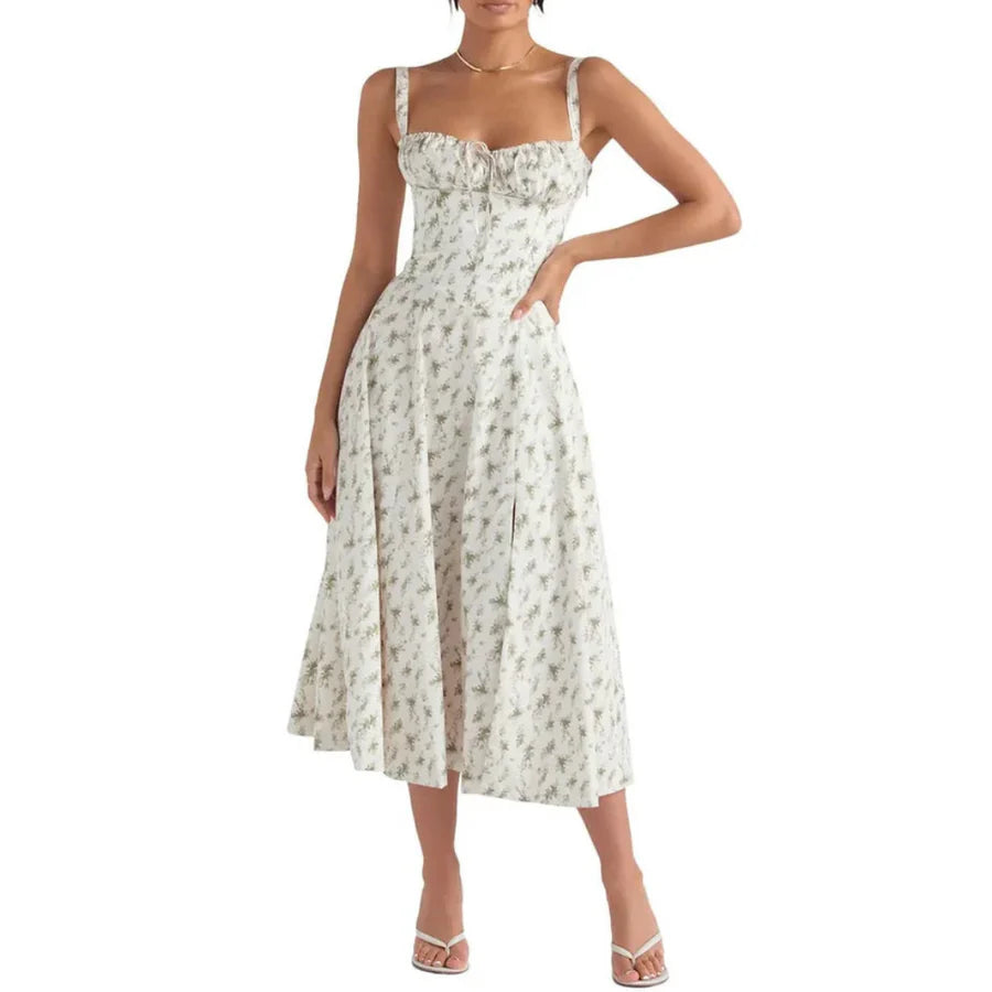 Femmes Robe Élégante Sans Manches | Midi