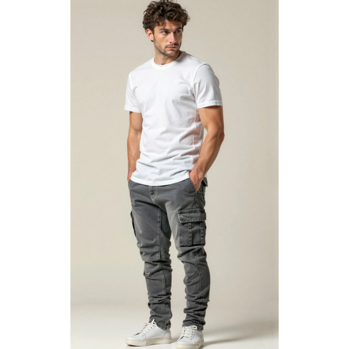 Herren Cargo-Hose Slim Fit | Stilisiert