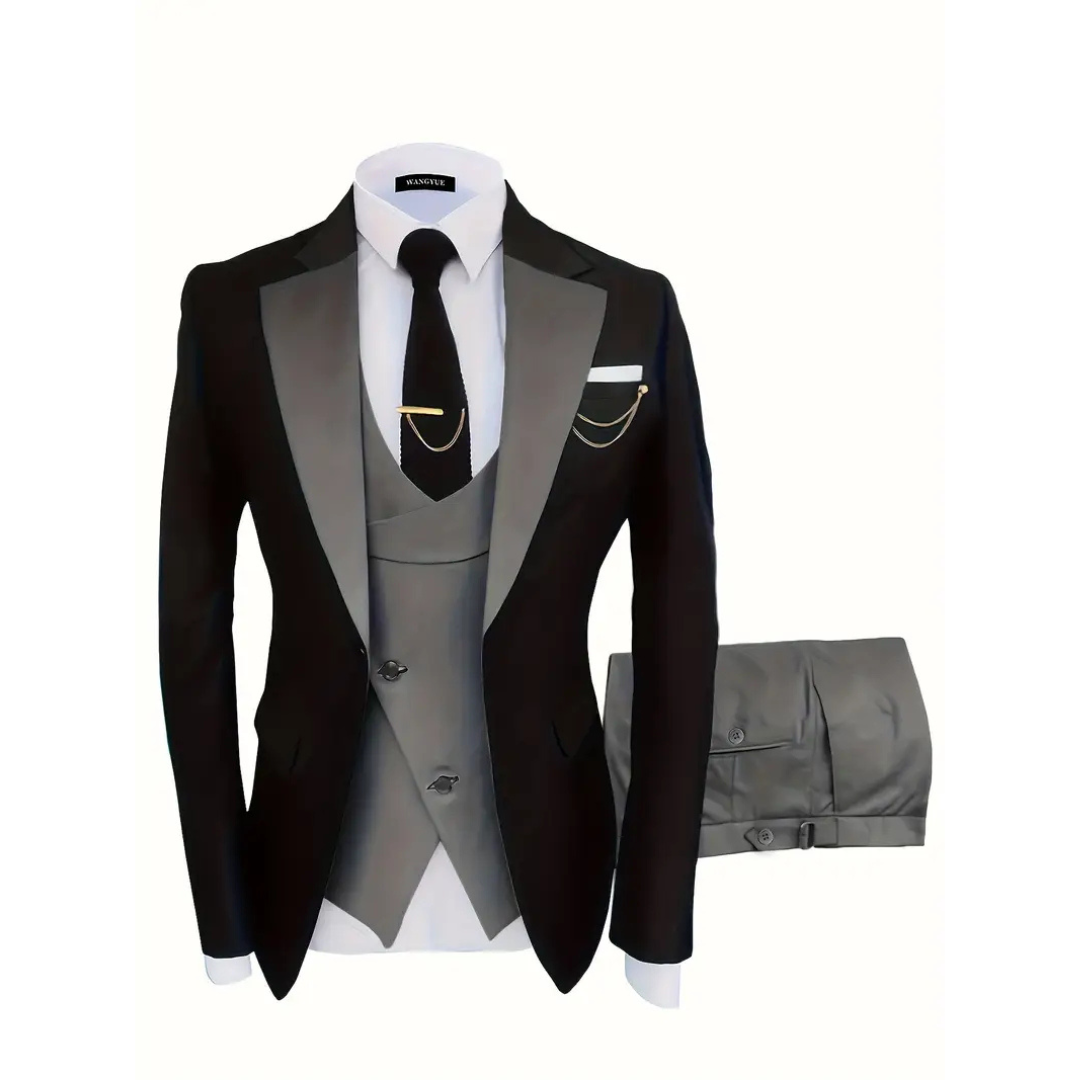 Costume D'invité De Mariage Élégant Pour Homme | Trois Pièces