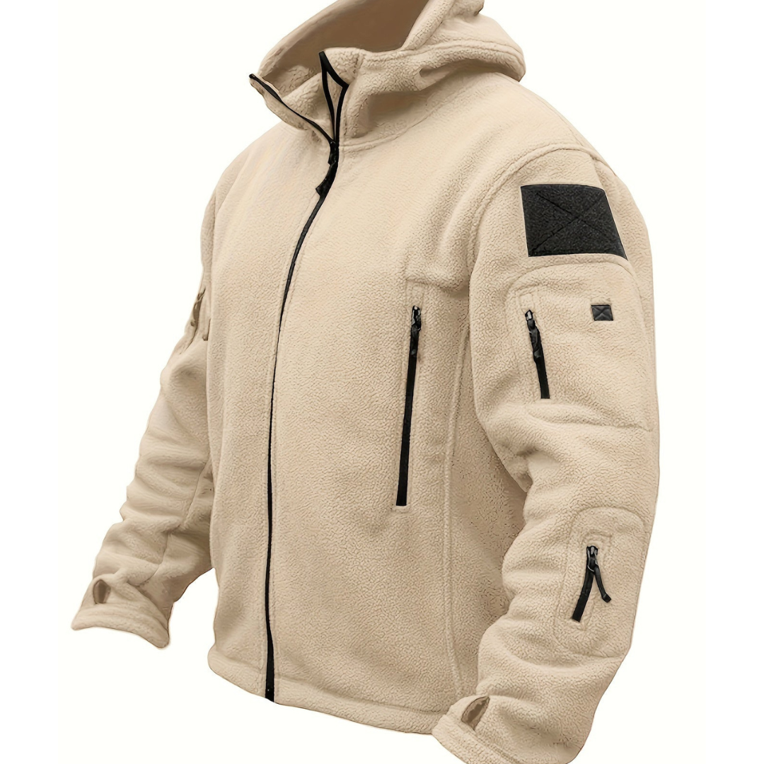 Karotte | Herren Kapuzen Reißverschluss Jacke Warm | Winter
