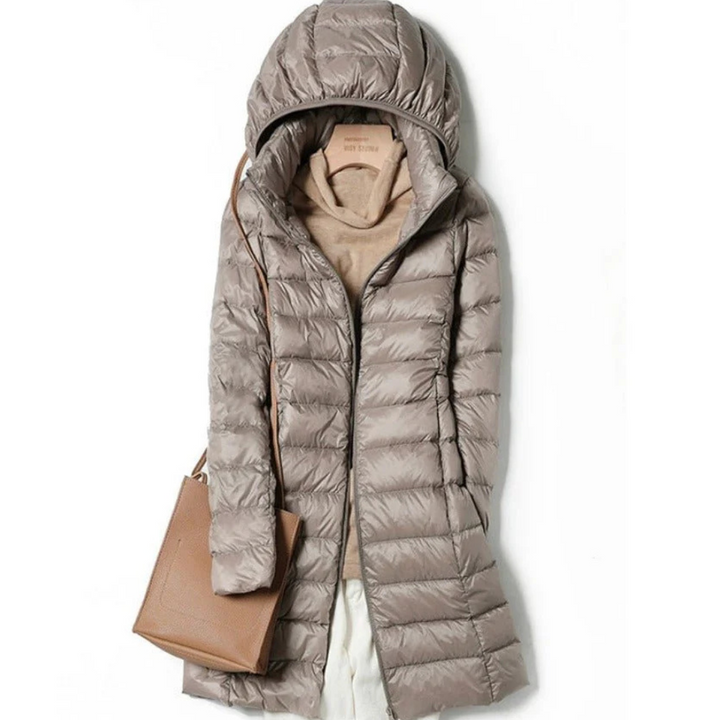 Veste Longue À Capuche Pour Femmes | Hiver
